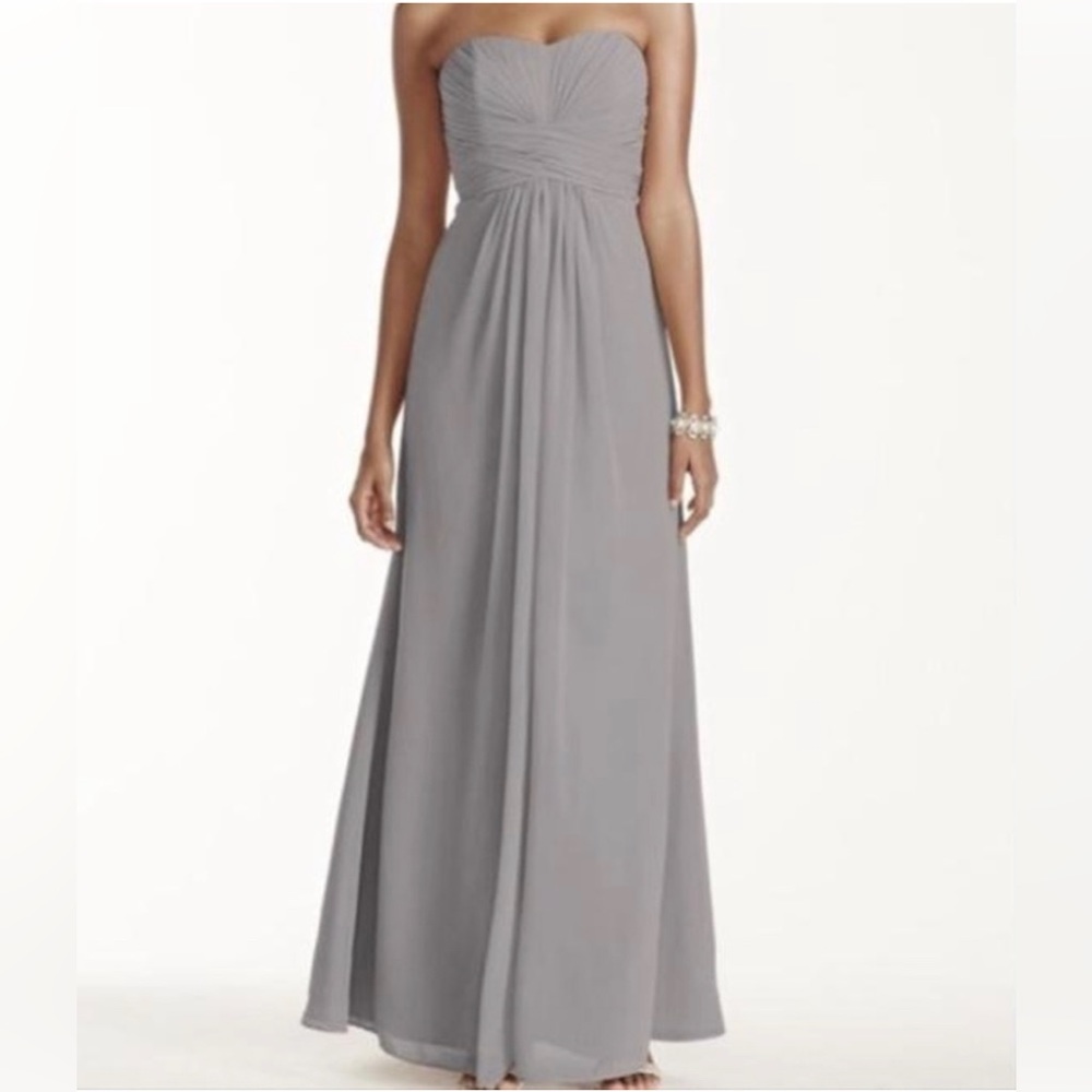 Grey Chiffon Bridesmaid Dress NWT
